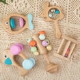 thumbnail image 5 of 5 Pcs Rattle Bell for Kid's Improve Hand-eye Coordination Tool for Home, 5 of 5