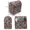 thumbnail image 4 of Floral Stand Mixer Cover, Colorful Gardening Bedding Plants Foliage Pattern Botanical Nature Inspired Art, Kitchen Appliance Organizer Bag Cover with Pockets, 5 Quarts, Multicolor, by Ambesonne, 4 of 4