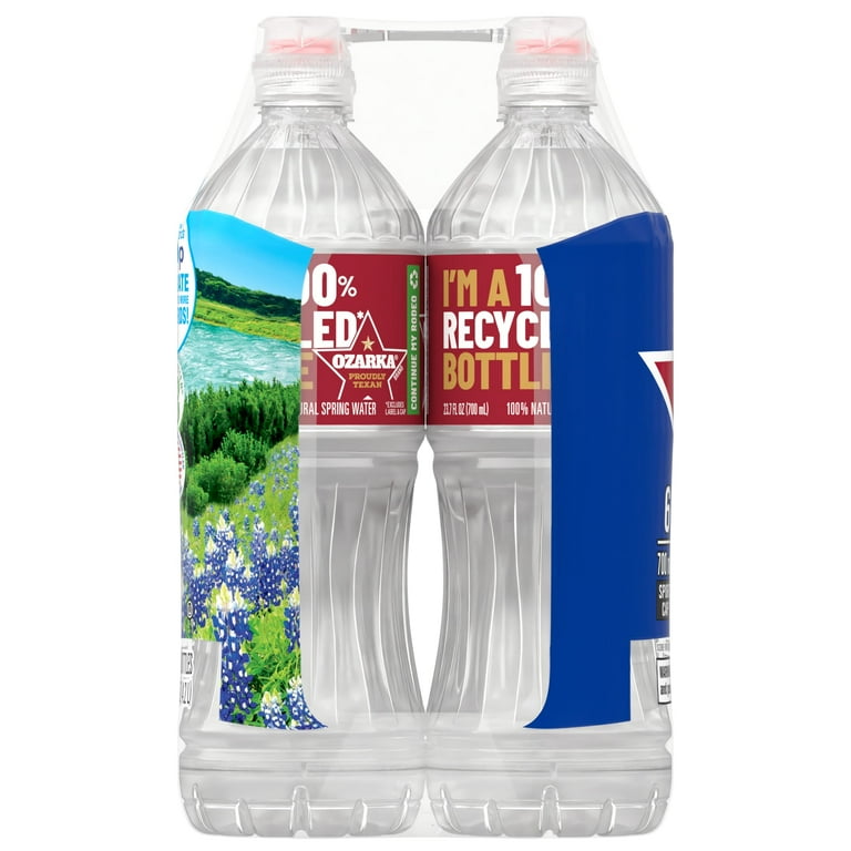 Ozarka 100% Natural Spring Water 23.7 oz Bottles - Shop Water at H-E-B