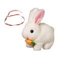 thumbnail image 3 of Juguete interactivo de conejo electrónico, juguete de , juguete de peluche novedoso, decoración del hogar para la familia adolescentes niñas, 3 of 10
