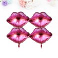 thumbnail image 2 of 4Pcs Aluminum Film Balloons Lips Design Balloons Wedding Party Decor Background Setting for Valentine, 2 of 7