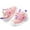 Pink, variant on Otqutp Kids Flat Sole Sandals Baby Sandals for Boy Girls Spring and Autumn Sports Shoes Cute Non Slip Mesh Toddler Sandals 0-4 Years