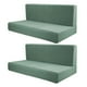 thumbnail image 1 of Fundas de cojín para Camper, fundas de respaldo, banco de repuesto fácil de instalar, 2 piezas verde, 1 of 8