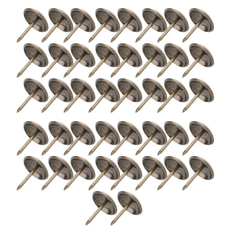 

2024 50PCS Thickened Upholstery Nails Tacks Stud Pushpin Round Head Decorative Thumbtack Hardware Parts(16x20mm )