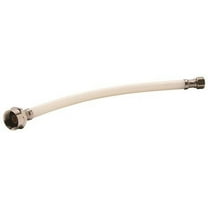 TOILET CONNECTOR PVC, 1/2 IN. FLARE X 7/8 IN. METAL BALLCOCK X 12 IN. per 10 Each