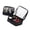Black, variant on Waterproof Illuminated Makeup Organizers Sturdy PU Cosmetic Bag With Adjustable LED Lighting Lighted Makeup Pouches