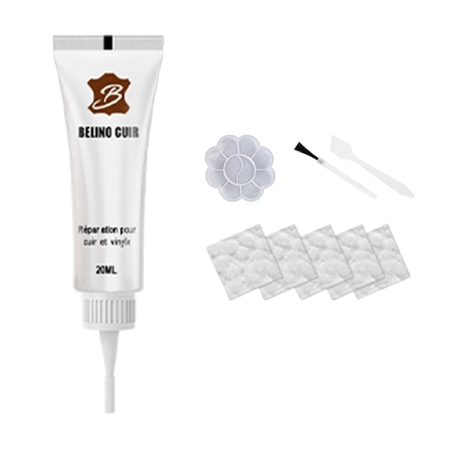 Kit de Réparation Cuir Pâte de Réparation Couleur Cuir Patch Crème Égratignures Fissures Cuir Réparation Voiture Cuir Siège Cuir Réparation