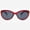 Burgundy, variant on Womens Sunglasses Trendy and Cool Retro Sun Glasses Vintage Cute Fashion Cat Eye Oversized Shades for Women Florence in Burgundy