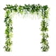 thumbnail image 1 of 5 Piezas de 6.23 Pies/Pieza de Vid de Glicina Flores Artificiales Colgantes Guirnalda de Flores Colgantes de Glicina para Decoración Floral de de Boda, 1 of 5