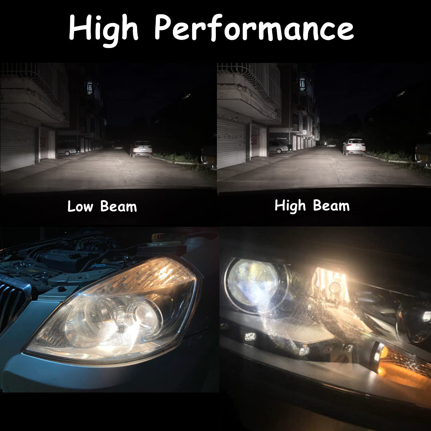 Alla Lighting Super Bright HB3 9005 Halogen Headlights Bulbs High Beam ...