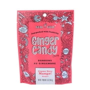 Gem Gem Ginger Candy Chewy Ginger Chews Mango, 6.5oz, Pack of 1