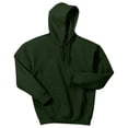 thumbnail image 5 of Gildan Heavy Blend Men’s Fleece Hooded Sweatshirt, Soft Pullover Pocket Hoodie, Forest Green, XL, 5 of 5