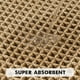 thumbnail image 3 of Juego de 2 alfombras de baño MIULEE con forma de gofre, color marrón, 60 x 90 cm, antideslizantes, 3 of 6