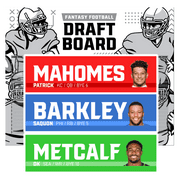 THE FOOTBALL DR Fantasy Football Draft Board Kit 2024-2025 - HUGE Board and BIG Stickers