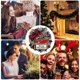 thumbnail image 3 of Elegant Christmas Wreath For Front Door, High-Quality Plastic Cloth Decoration, Versatile Indoor Outdoor Use, Durable Reusable Adornment With, 3 of 5