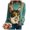 Green, variant on Cat Sweatshirts for Women Cute Cat Sweater Graphic Crewneck Sweatshirts Oversized Novelty Funny Sweatshirts Sweater (Green, XXL)