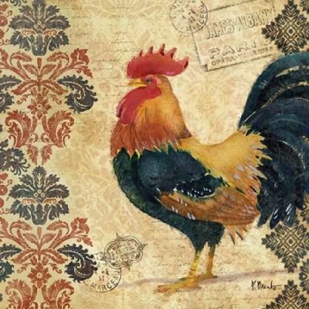 Gourmet Rooster II Poster Print by Paul Brent