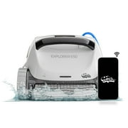 Dolphin (2026 Model) Explorer E50 Wi-Fi Robotic Pool Vacuum Cleaner Pools up to 50 FT - Waterline Scrubber Brush