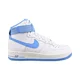 thumbnail image 1 of Nike Air Force 1 High OG QS Women's Shoes White/University Blue DX3805-100, 1 of 6
