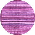 thumbnail image 1 of Ahgly Company Indoor Round Abstract Purple Modern Area Rugs, 8' Round, 1 of 4