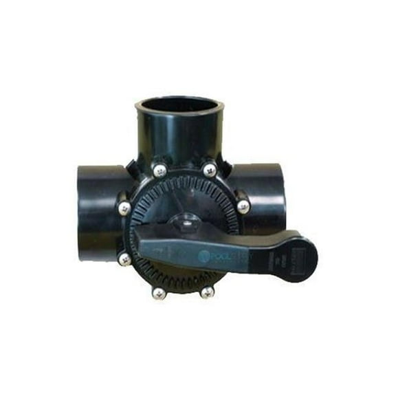 Waterco 148585 2 & 2.5 in. NSF Approved 3 Way Actuated Slip Fit Valve with Non-Stick Impregnated Seals
