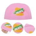 thumbnail image 3 of Unique Bargains 1 Pc Knitted PU Elastic Letter Swim Cap Pink, 3 of 5