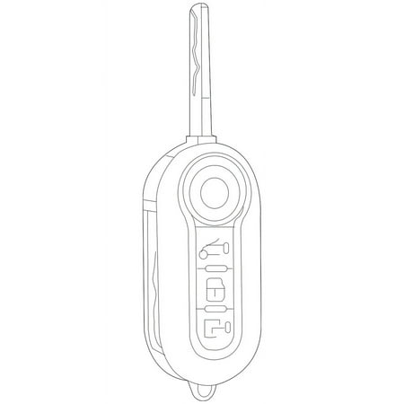 Genuine OE Mopar Keyless Entry Transmitter - 68432874CP Fits select: 2019 RAM PROMASTER 2500 2500 STANDARD, 2019 RAM PROMASTER 1500 1500 STANDARD