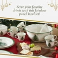 thumbnail image 5 of Spode Christmas Tree 10 Piece Punch Bowl Set- Made of Fine Porcelain Includes - 1 Punch Bowl - 1 Ladle - 8 Punch Cups - Punch Bowl is 11-Inch - Punch Cups are 8 oz., 5 of 7