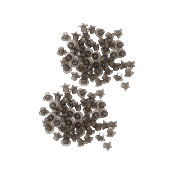 100 copas de plástico para cría de abejas reinas, de colores vivos, para apicultor, color gris