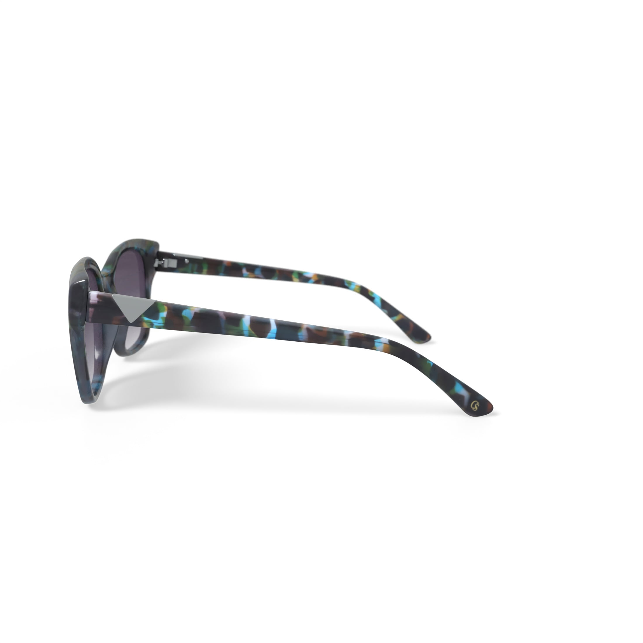 Christian Siriano Rx'able Womens Sunglasses, Daphne, Teal Tortoise, 53.5-19.5-139