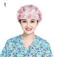 thumbnail image 2 of Ludlz Scrub Cap Elastic Bouffant Turban Cap Working Hats Unisex Tie Back Hats Hair Covers, 2 of 2