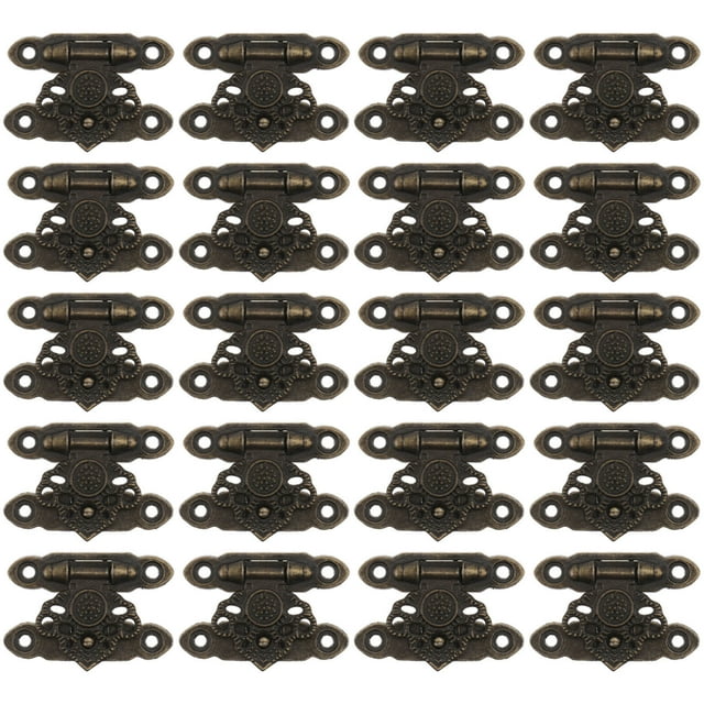 Miangastore Hasp Latches for Wood Boxes 20Set 1.4x0.9in