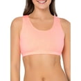 thumbnail image 2 of Women's Fruit Of The Loom 9012 Tank Style Sports Bra - 3 Pack (KALEIDOSCOPE/WHT/PEACH 46), 2 of 16