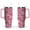 Pink-21, variant on 40oz Fashion Leopard Pattern Stainless Steel Flip Straw Tumbler Spill Proof Travel Cup Double Wall Vacuum Insulated Coffee Mug with Top Handle