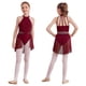 thumbnail image 3 of Vestido de leotardo con falda de malla Floral de encaje para niñas, vestido de baile de Ballet contemporáneo, traje de patinaje artístico de gimnasia Floral de encaje, 3 of 5