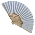 thumbnail image 4 of Abanicos de bambú plegables, 6 uds., abanico de mano de estilo oriental, abanico chino japonés para decoración DIY, fiesta de baile de boda, verano, 4 of 5