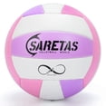 thumbnail image 2 of Saretas de voleibol oficiales para niñas, talla 5, con bomba y agujas, 2 of 8
