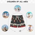 thumbnail image 6 of FORMRS Boys Swim Trunks Quick Dry Mesh Liner Boardshorts Sizes XS-XL, Black Christmas Light, 6 of 7