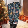 thumbnail image 1 of Pantalones largos con estampado navideño, cintura alta, elásticos y suaves, para niña, 1 of 8