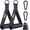 Black Blue, variant on Heavy Duty Exercise Handles, Gym Cable Handles for Cable Machine Attachments, D Handle Cable Attachments, Handles for Resistance Bands, Workout Accessories, Fitness Equipment for Home Gym