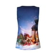 thumbnail image 5 of Haiem Lantern On Snow With Christmas Workout Tank Tops for Women, Athletic Sports Slim-Fit Tank Tops, Compression Sleeveless Dry Fit Shirts,Athletic Shirt-Large, 5 of 9