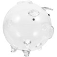 thumbnail image 1 of Alcancía de cristal transparente con forma de cerdito, novedosa alcancía para niños, decoración del hogar, 1 of 8