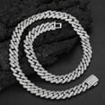 thumbnail image 4 of Solid Thick Hip Hop Miami Cuban Link Chain for Men, Width 12MM Big Iced Out Men Chain Necklaces, Extra Shiny Cuban Chain Necklace, 16-24 Inch - Gift Box Included, 4 of 6