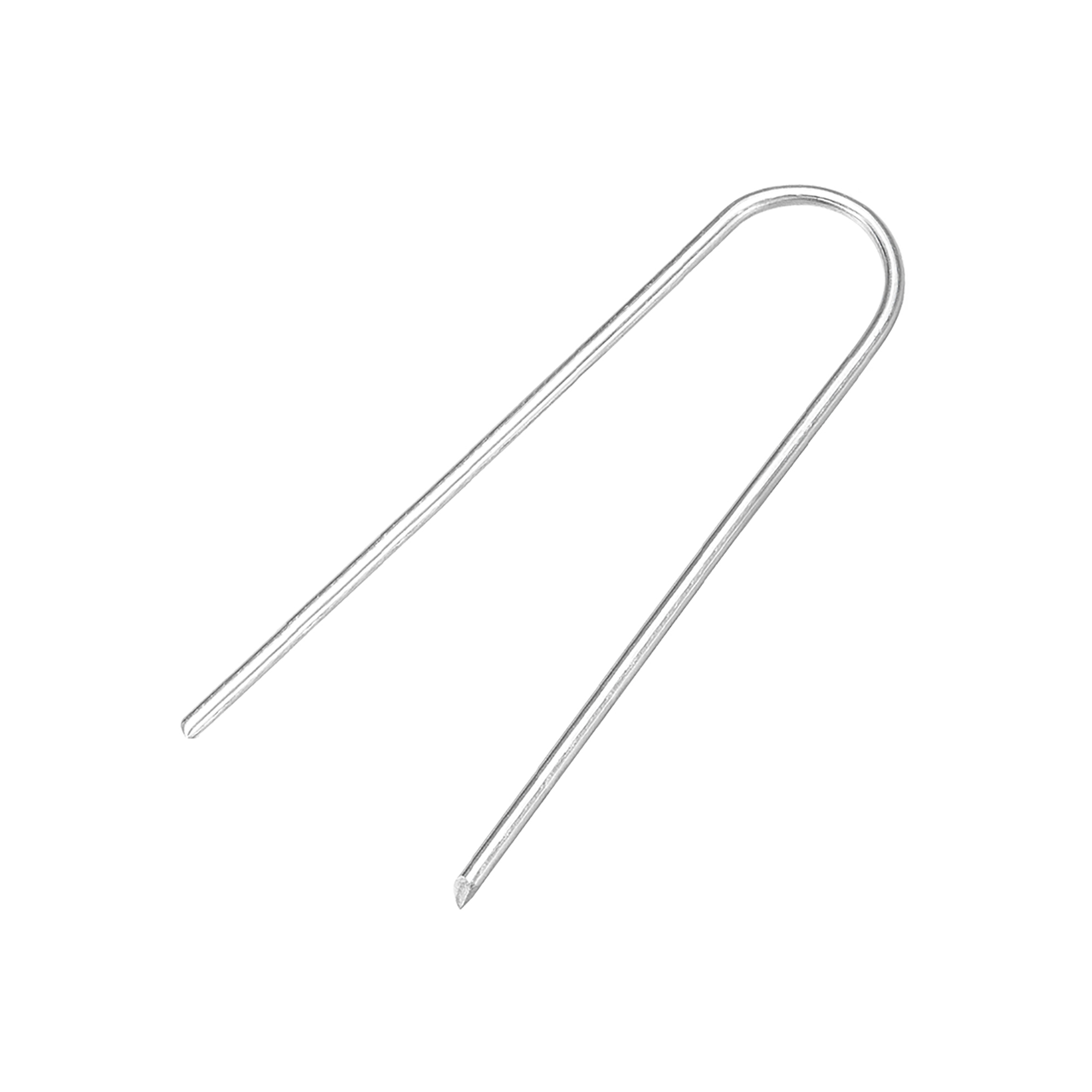 UShaped Garden Staples Pegs U Pin 150mm 5.9inch 3mm Dia Round 20 pcs