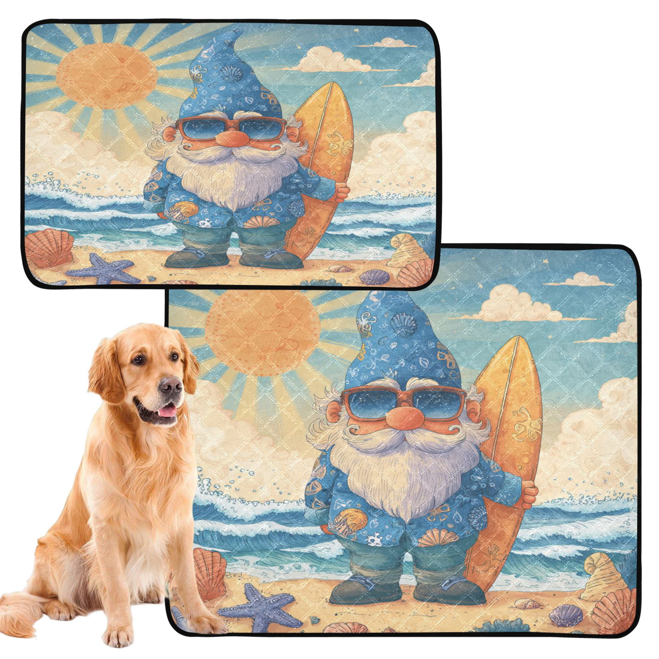 Qxltty Summer Dwarf Cat litter Pads Pet Set of 3 Diaper Mats Center Anti-leakage Layer Absorbent Soft and Comfortable