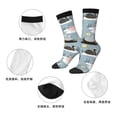 thumbnail image 5 of Honeii Swan Princess On Lake Print Adult Socks,Crew Socks,Casual Calf Socks,Daily Wear Socks for Men & Women, Perfect for Sports, Casual and Everyday Use, 5 of 6