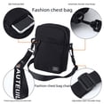 thumbnail image 2 of Bolso de hombro para hombre, moderno y moderno, tipo cartera, de tela Oxford, informal, deportivo, tipo bandolera, 2 of 6