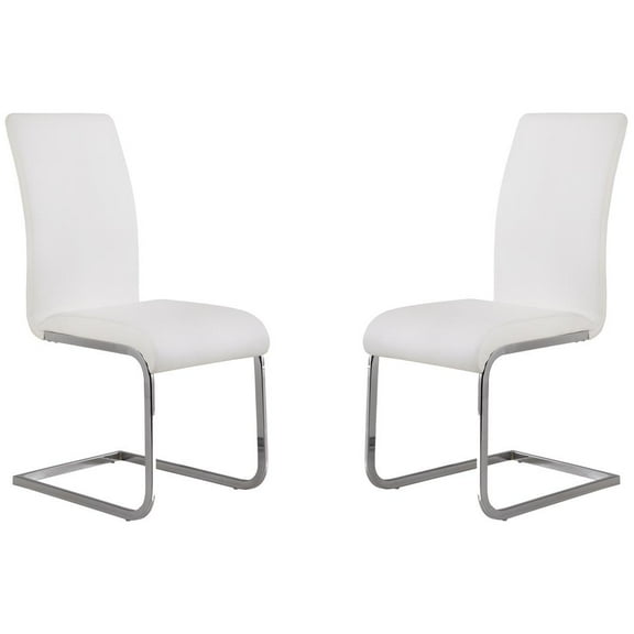 Amanda White Side Chair (Set Of 2)