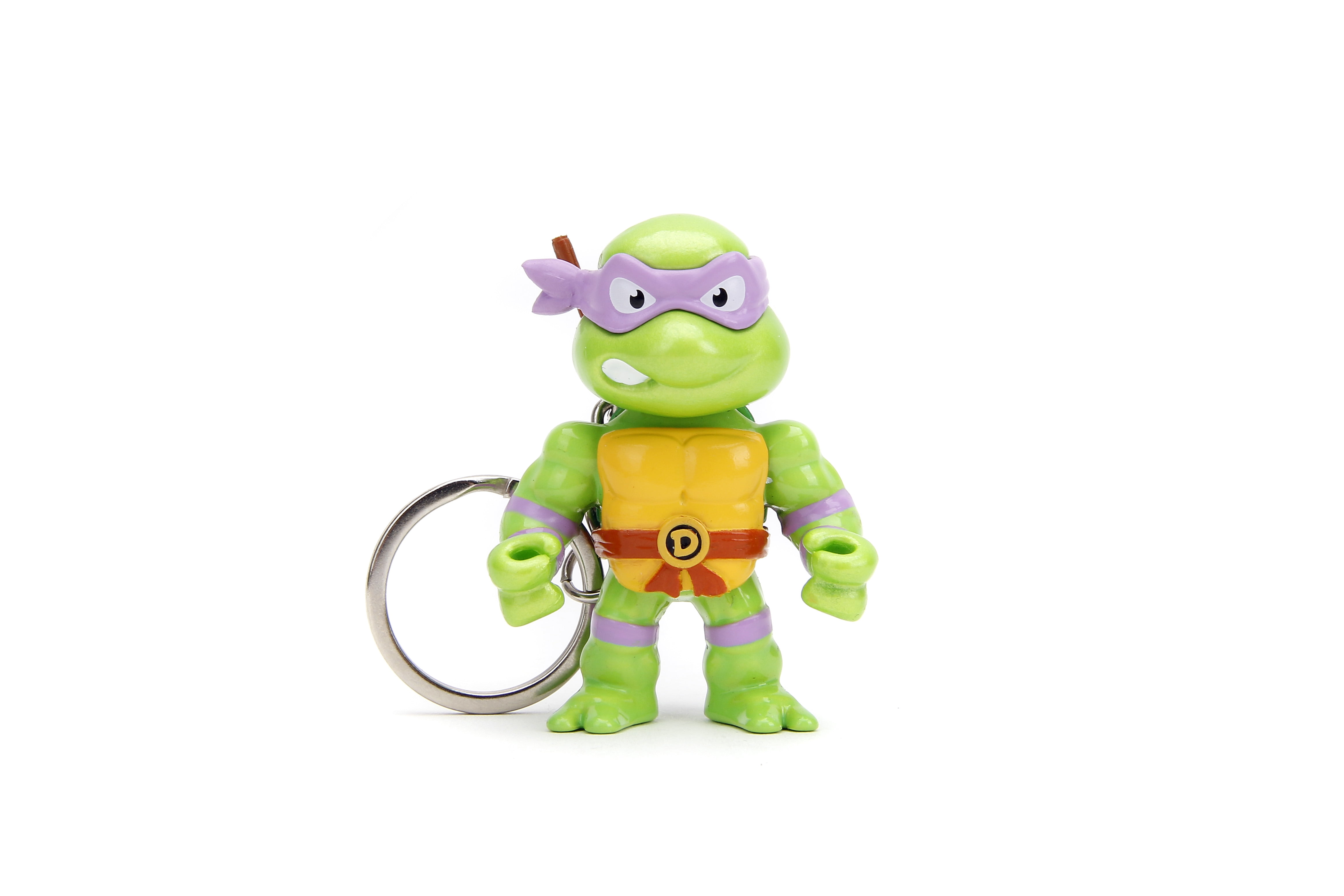 Jada Toys Metalfigs- Teenage Mutant Ninja Turtles 2.5" Die-Cast Figures 4-Pack - Collectible Figures with Keychain - Gift for Kids and Adults