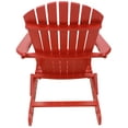 thumbnail image 4 of Leigh Country TX 39012 Adult Folding Outdoor Adirondack Chair Red, 4 of 5